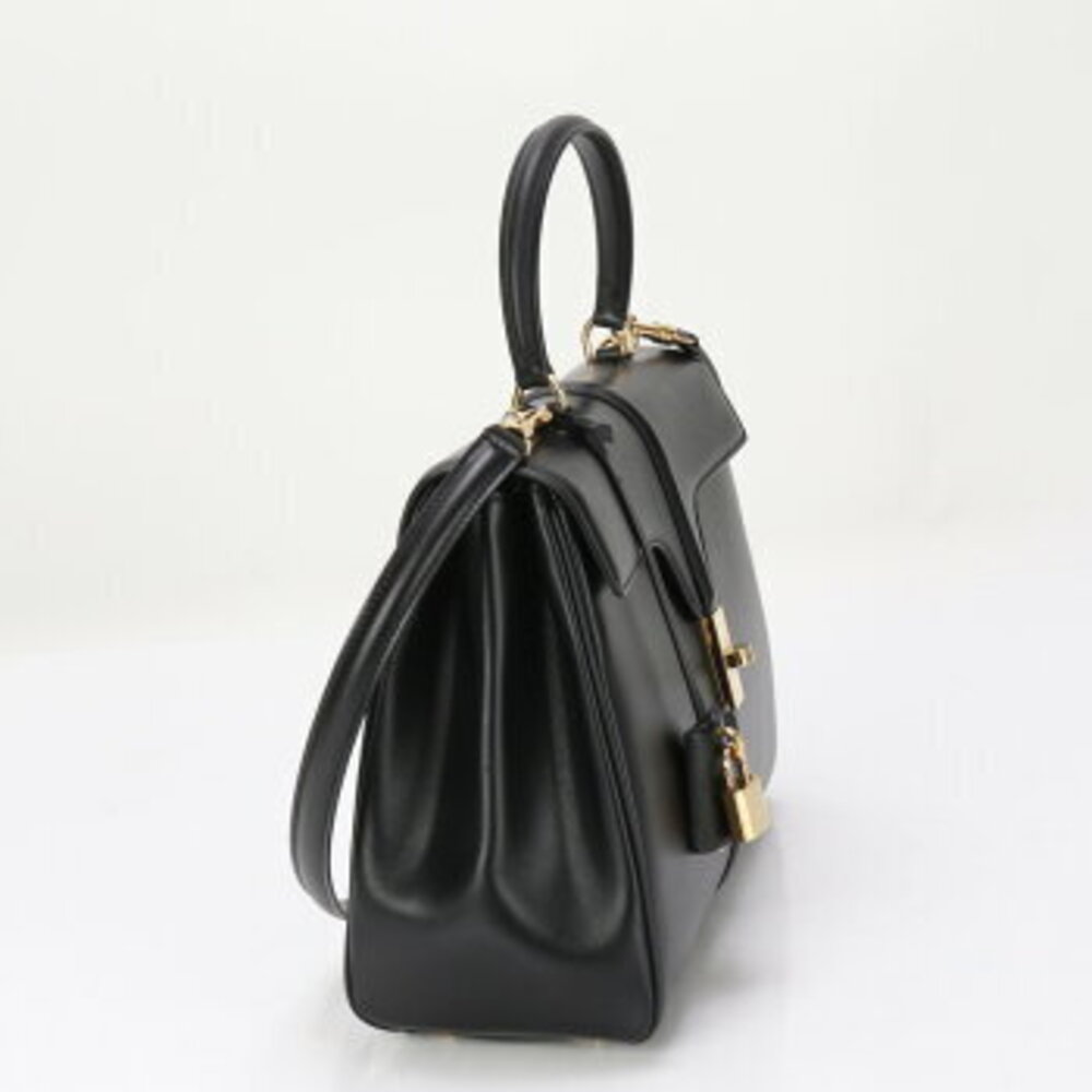 Celine Sze Leather Crossbody Bag Handbag Black - Picture 4 of 14